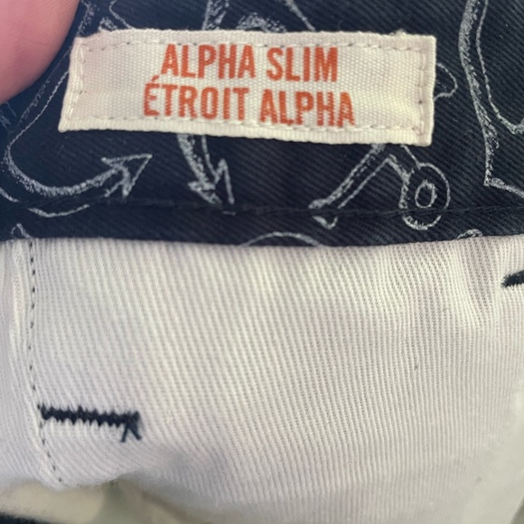 Mens Dockers, navy with all over anchor print, 34x32” coastal, weddings, preppy - Picture 6 of 11